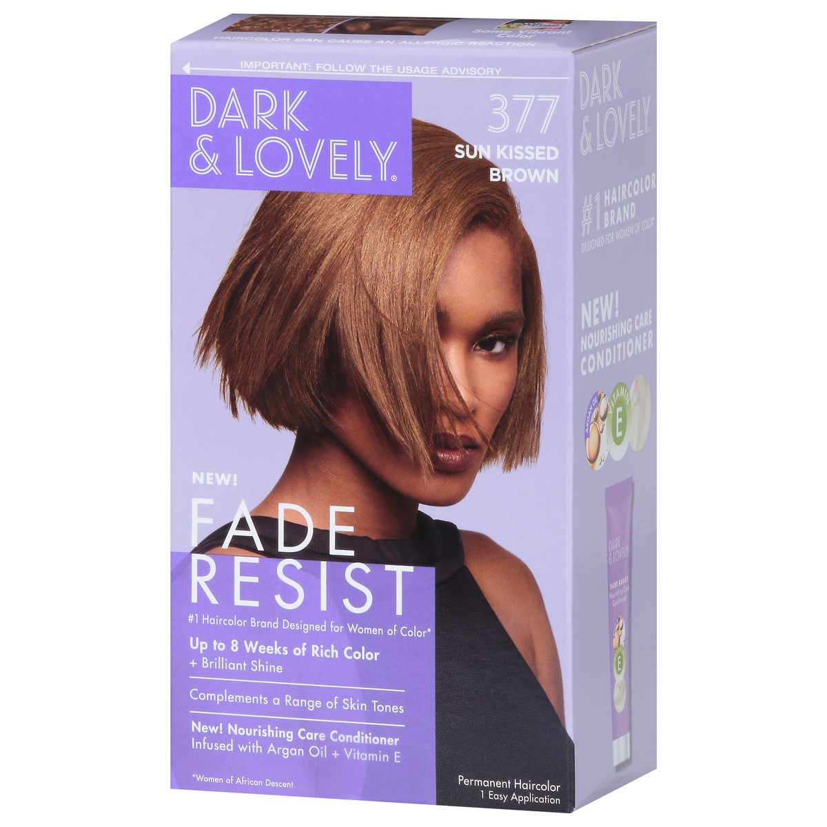 slide 2 of 9, Dark & Lovely Soft Sheen Permanent Hair Color, Sun Kissed Brown, 1 kit