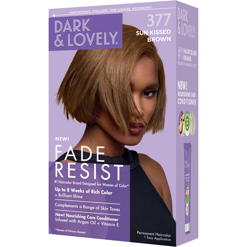 slide 4 of 8, Dark & Lovely Soft Sheen Permanent Hair Color, Sun Kissed Brown, 1 kit