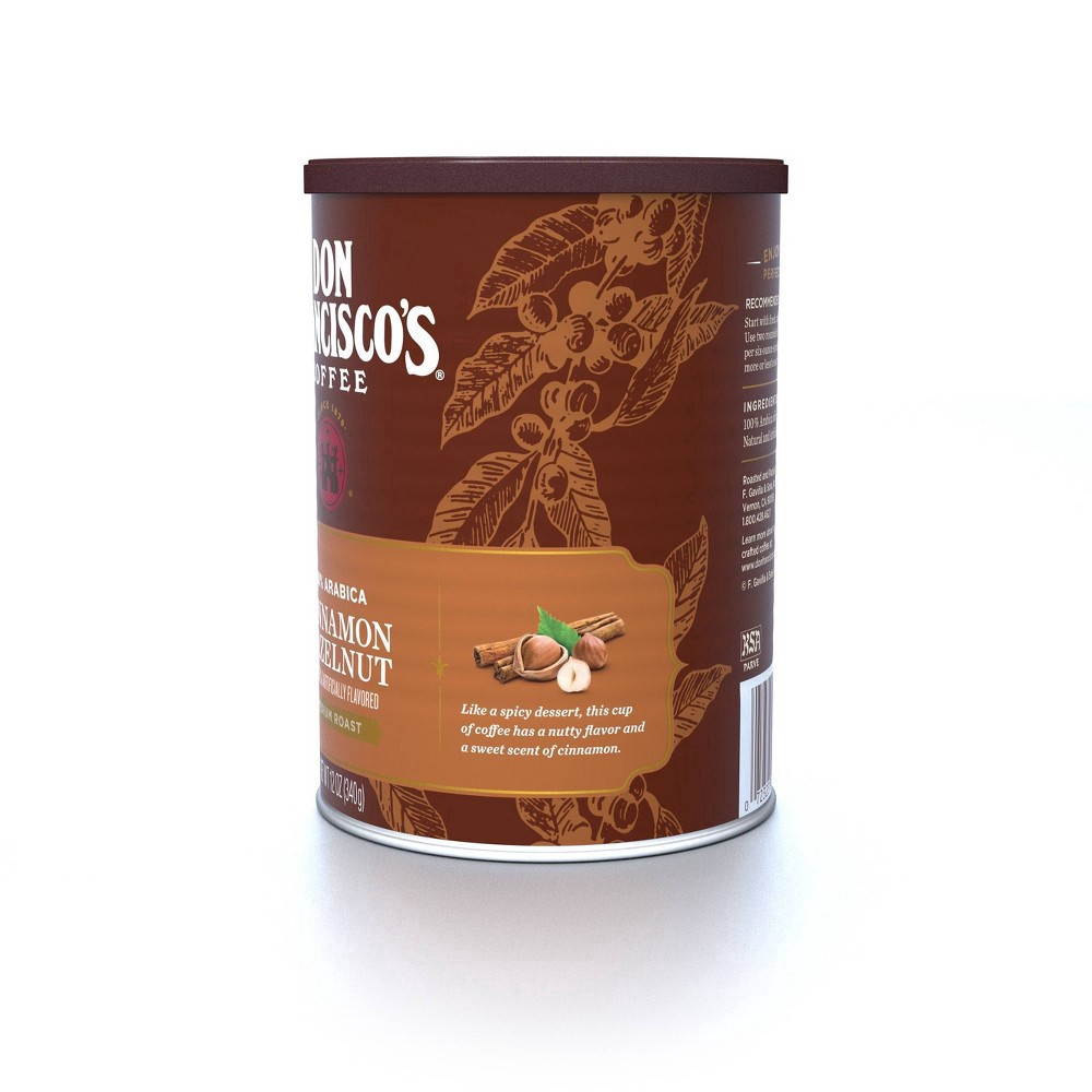 slide 2 of 8, Don Francisco's Cinnamon Hazelnut Flavored Ground Coffee- 12 oz, 12 oz