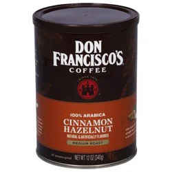 Don Francisco's Cinnamon Hazelnut Flavored Ground Coffee, 12 oz Can