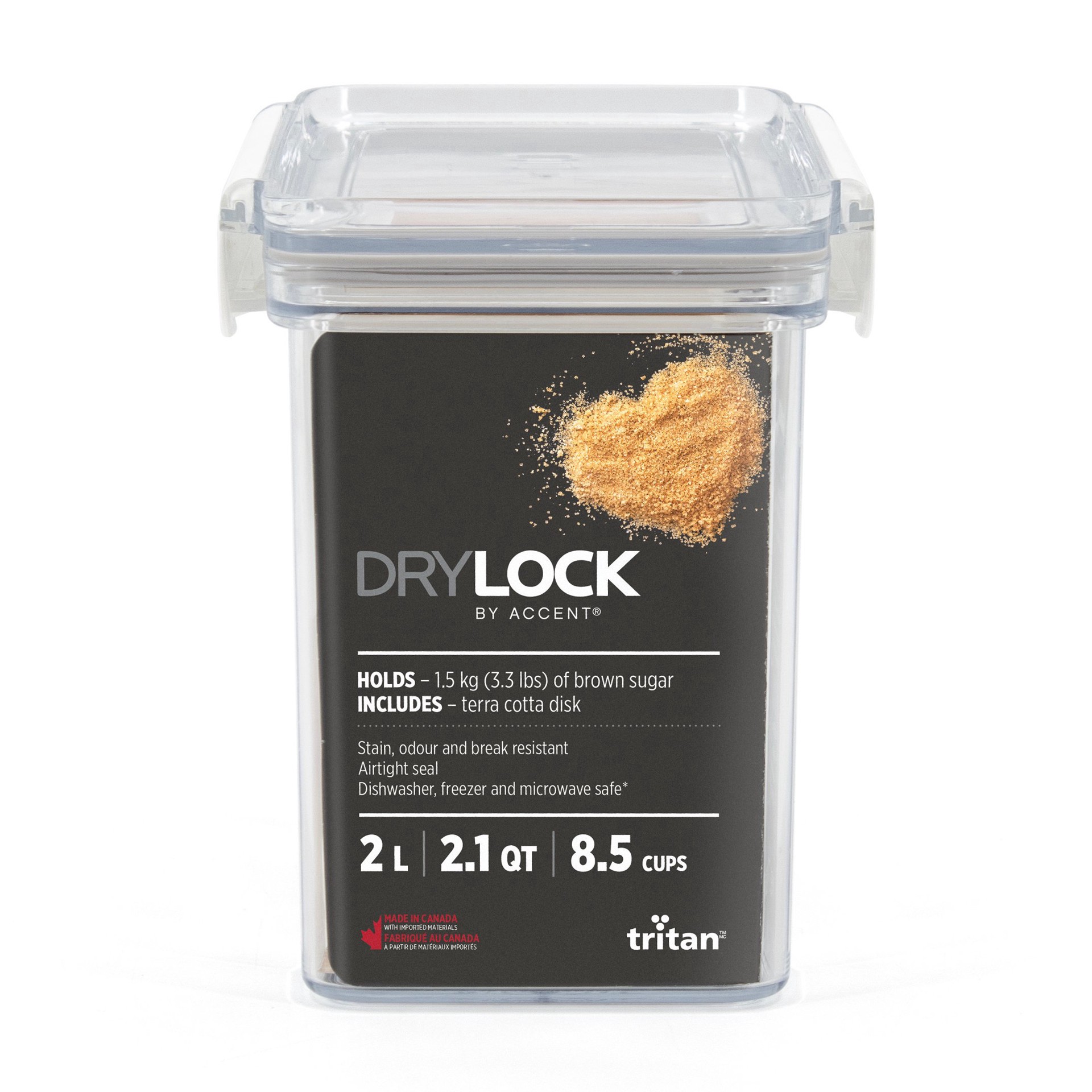 slide 1 of 1, Drylock Tritan Rectangle Food Storage Container, 2 liter