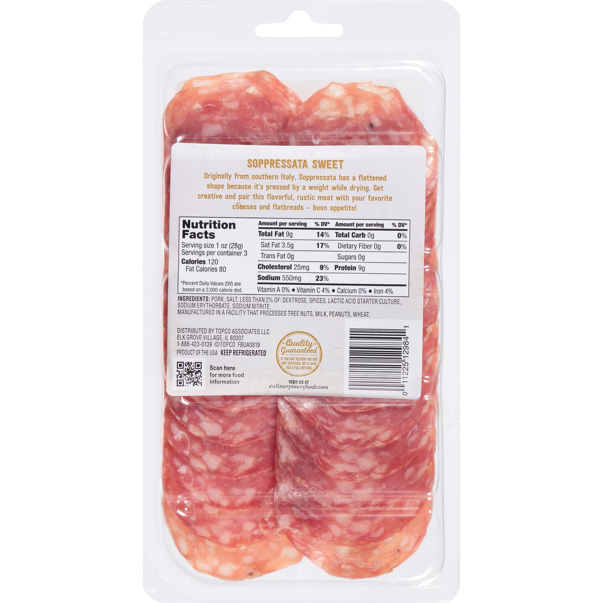 slide 2 of 15, Culinary Tours Sweet Soppressata, 3 oz