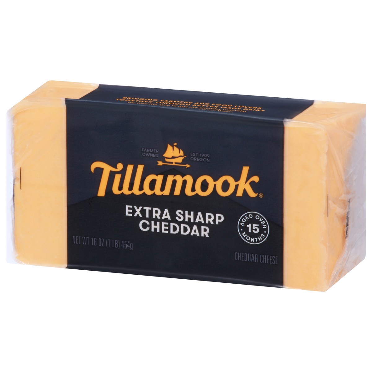 slide 5 of 9, Tillamook Extra Sharp Cheddar Cheese 16 oz, 1 lb