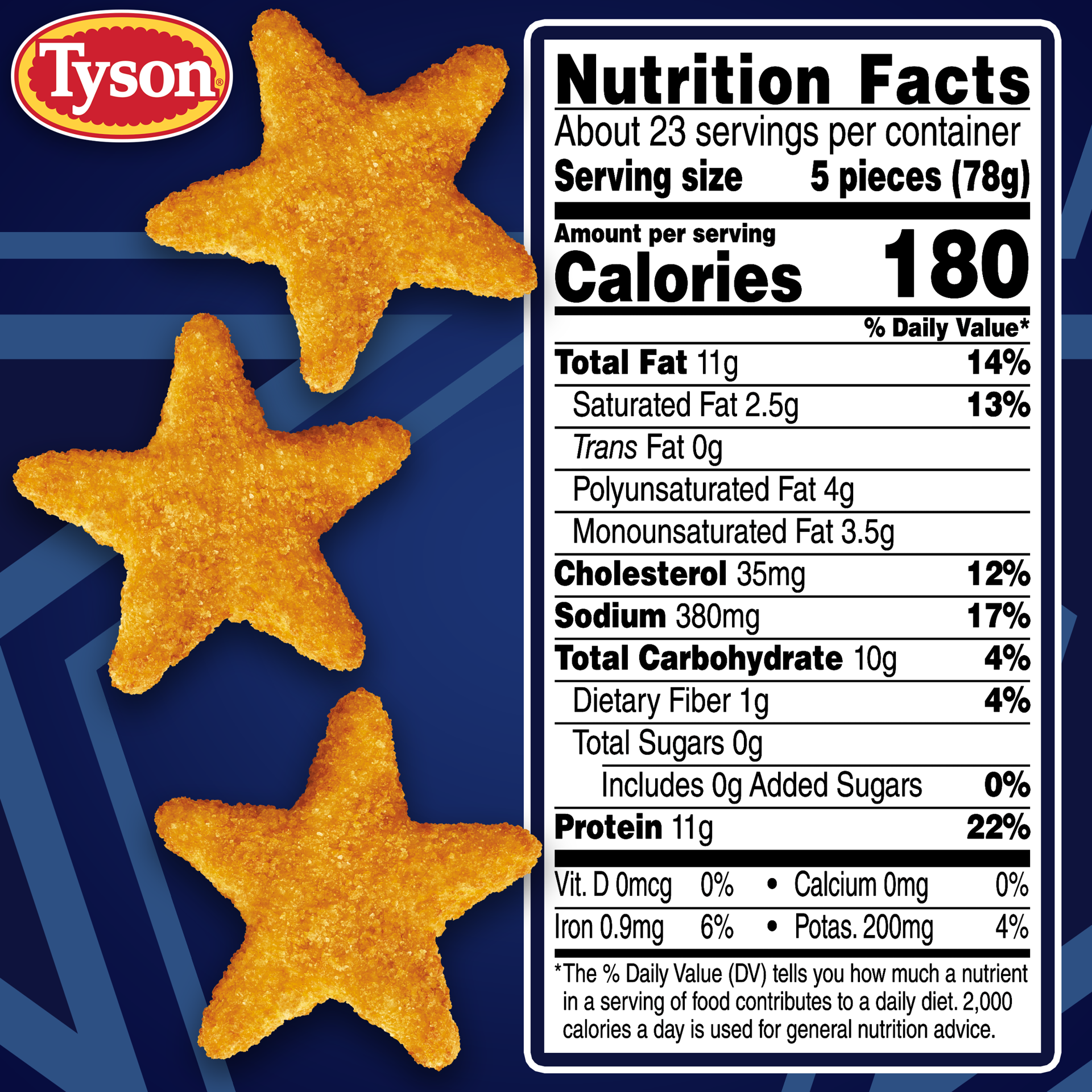 slide 10 of 10, Tyson Cowboys Nuggets, 4 lb Bag (Frozen), 4 lb