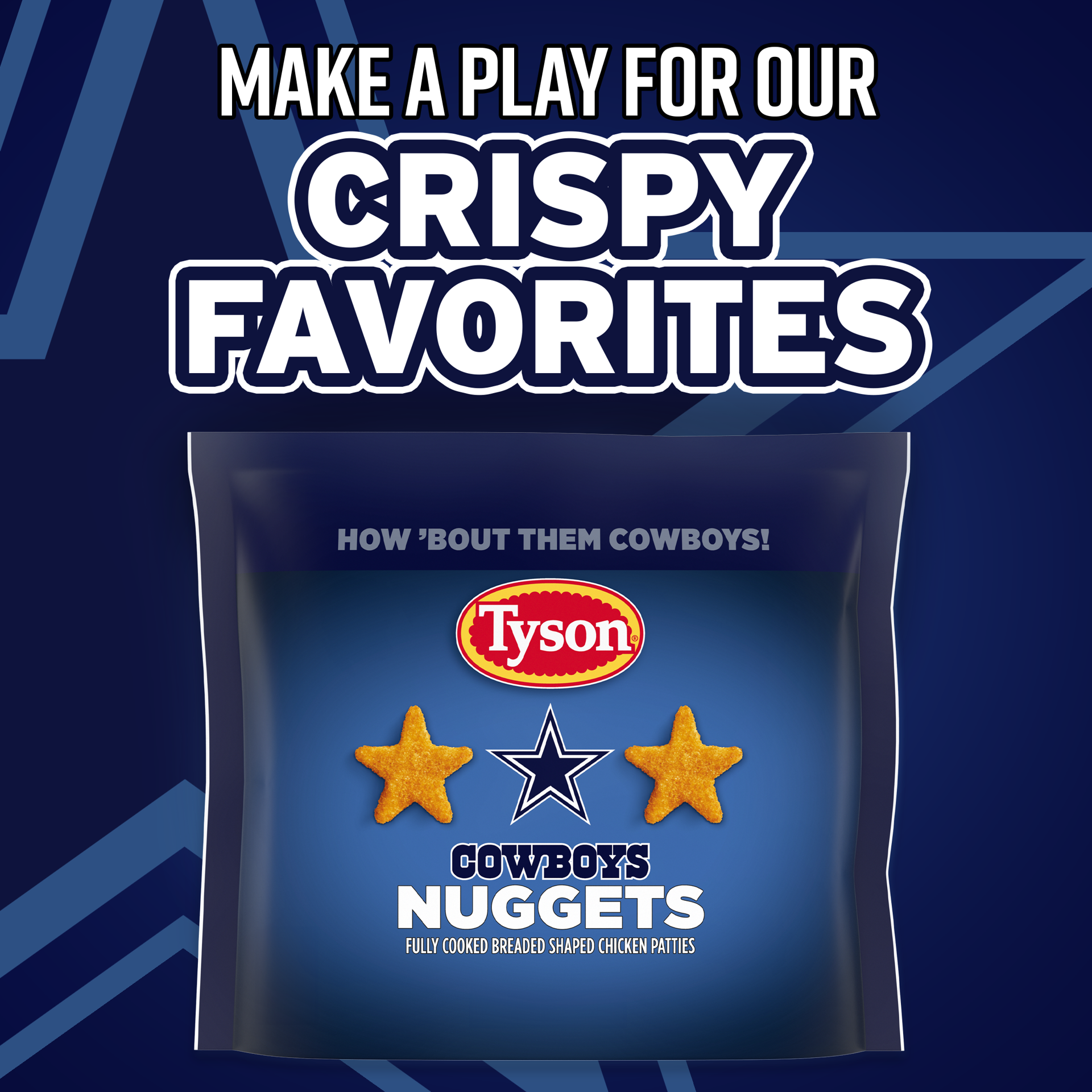 slide 7 of 10, Tyson Cowboys Nuggets, 4 lb Bag (Frozen), 4 lb