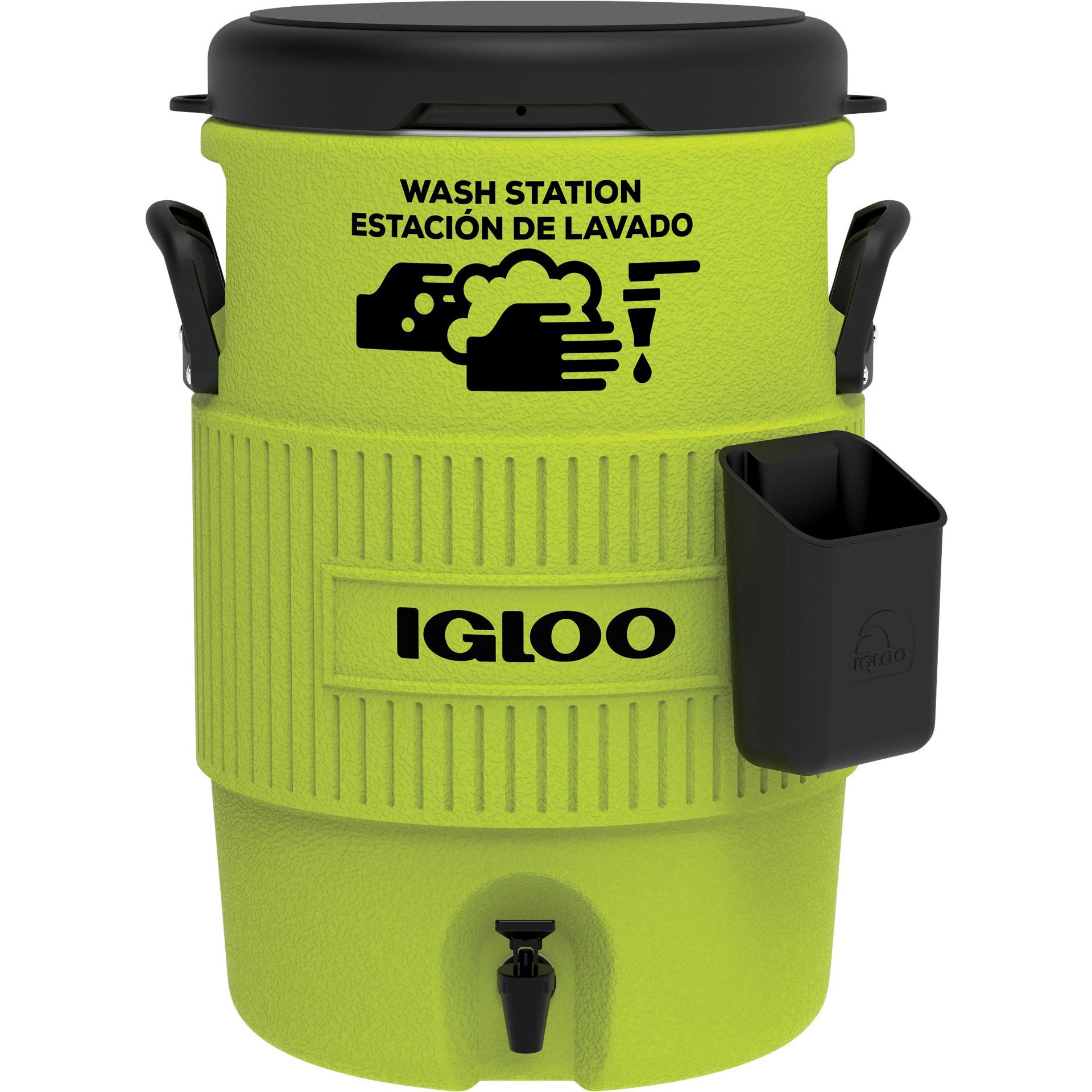 slide 1 of 1, Igloo Acid Green & Black Wash Station, 5 gal