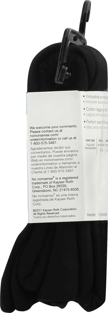 slide 4 of 11, No Nonsense Great Shapes Medium Black Leggings 1 ea, 1 ct