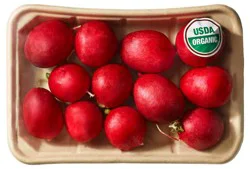 Organic Red Radishes Tray
