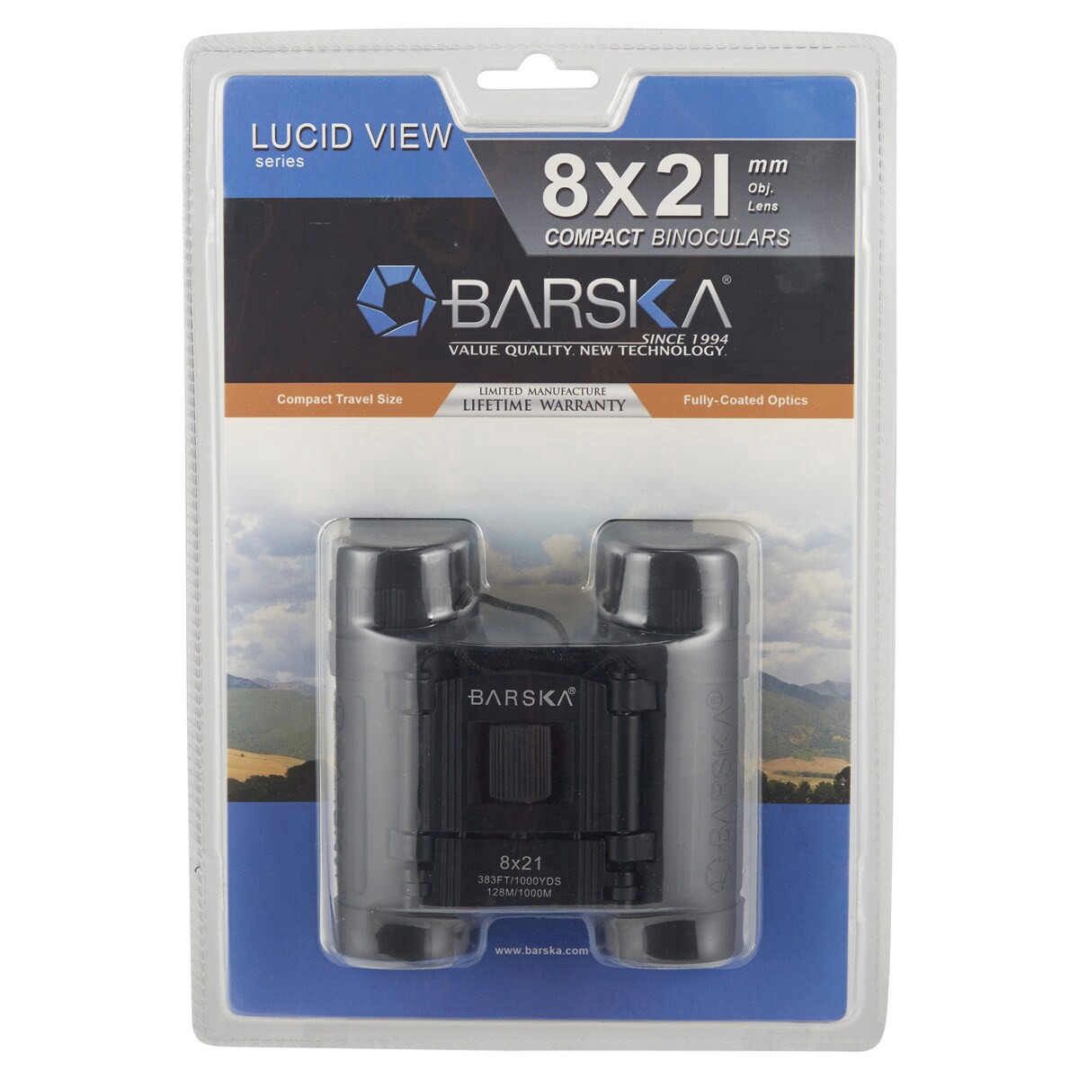 slide 1 of 5, Barska Compact Black Binocular 8 x 21, 1 ct