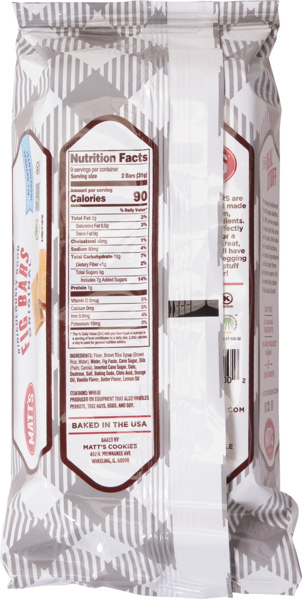 slide 3 of 9, Matt's Bakery Original Fig Bars - 10 oz, 10 oz