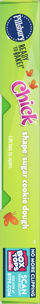 slide 9 of 14, Pillsbury Ready To Bake Chick Shape Sugar Cookie Dough, 20 Cookies, 9.1 oz., 20 ct