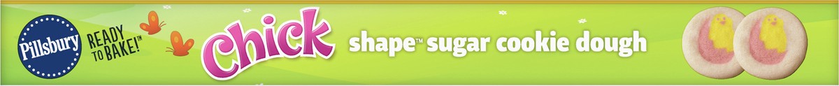 slide 11 of 14, Pillsbury Ready To Bake Chick Shape Sugar Cookie Dough, 20 Cookies, 9.1 oz., 20 ct