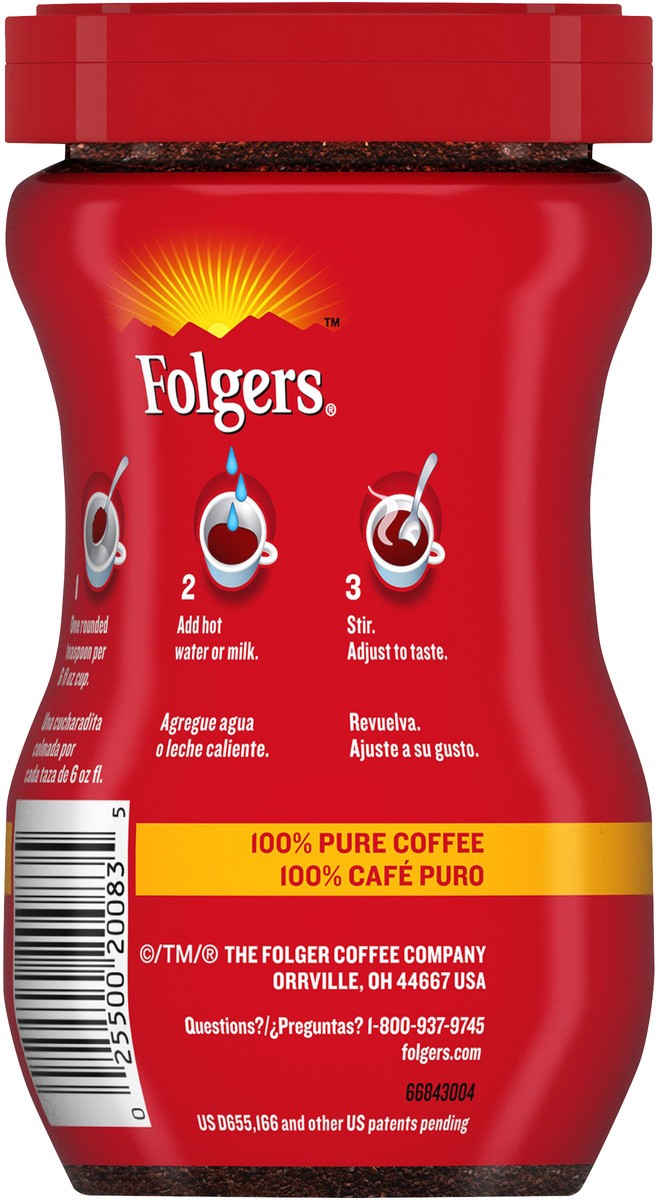 Folgers Classic Roast Instant Coffee Crystals 3 oz Shipt