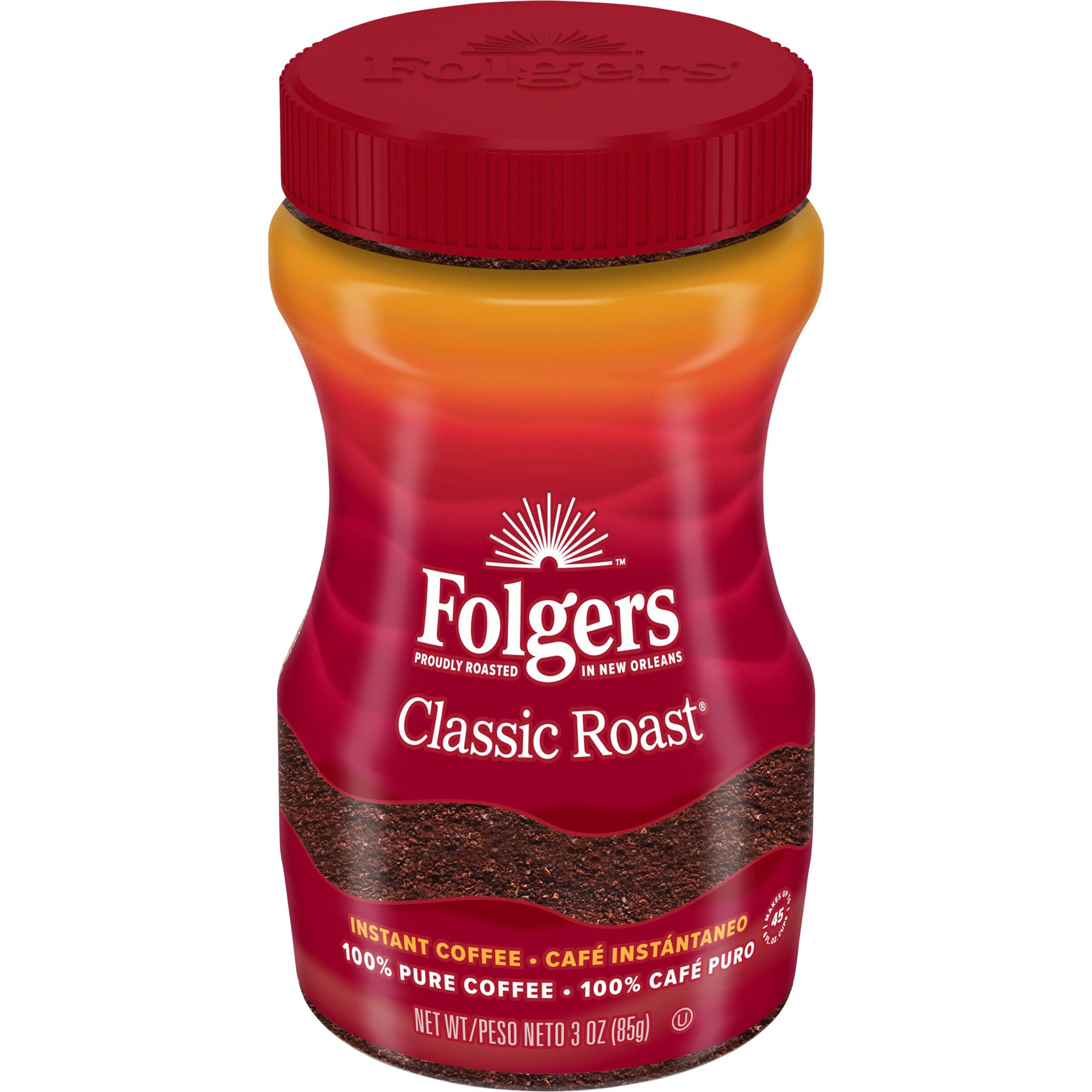 slide 1 of 4, Folgers Coffee, 3 oz