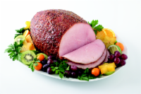 slide 1 of 1, Father John's Bone-In Smoked Ham Half-Portion (Limit 1 On Sale Retail), per lb