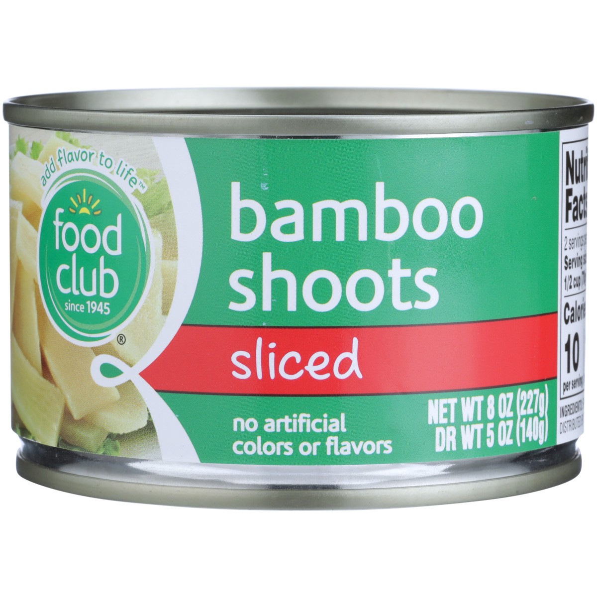 slide 7 of 9, Food Club Sliced Bamboo Shoots, 8 oz