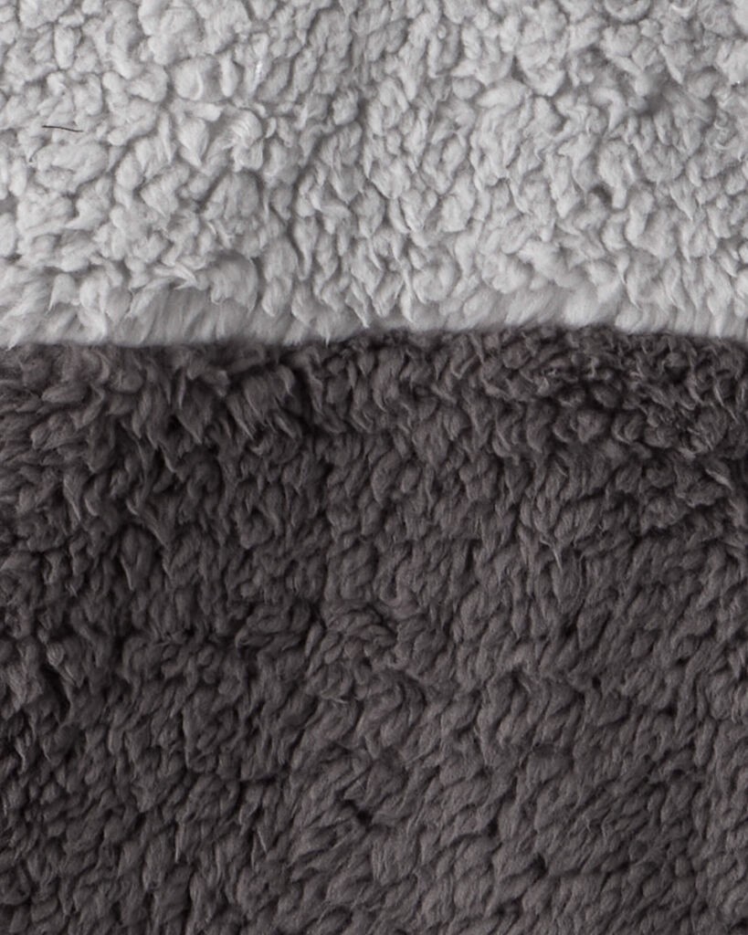 slide 2 of 2, Carter's Boys Long-Sleeve Zip-Up Jacket - Grey/Black Grey/Black 10, 1 ct