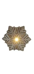 Holiday Home LED Gold Snowflake