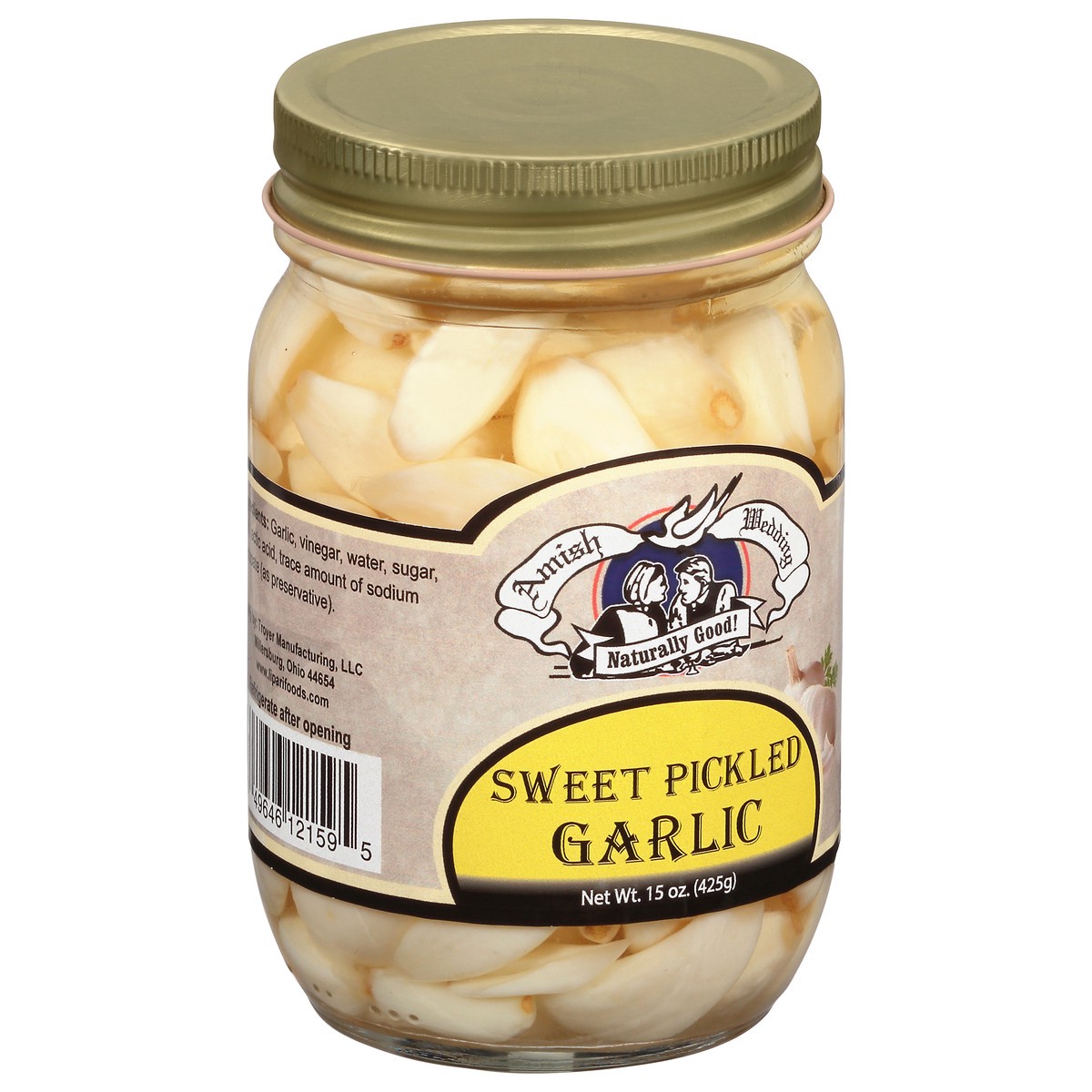 slide 2 of 9, Amish Wedding Amish Pickled Sweet Garlic, 15 oz