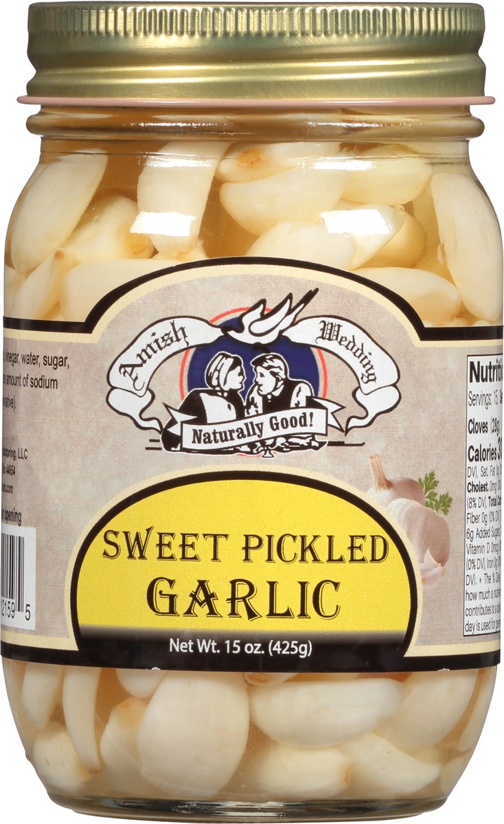 slide 6 of 9, Amish Wedding Amish Pickled Sweet Garlic, 15 oz