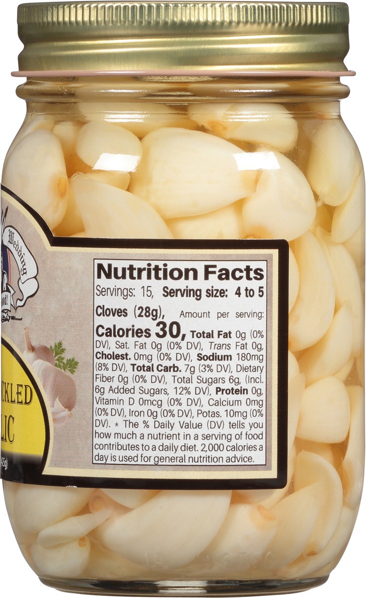 slide 8 of 9, Amish Wedding Amish Pickled Sweet Garlic, 15 oz