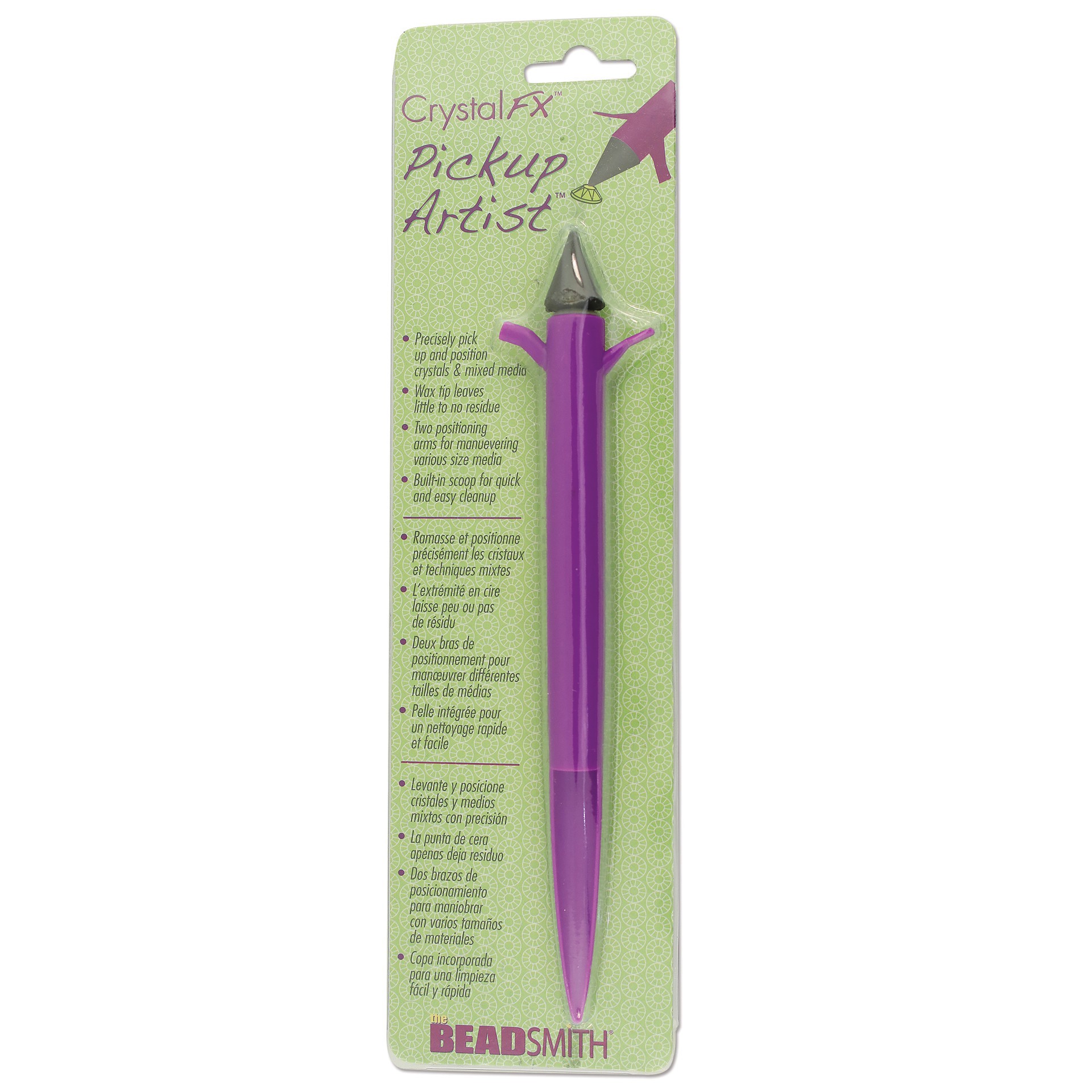 slide 4 of 7, The Beadsmith Crystal Fx Pickup Artist, 6.5 in