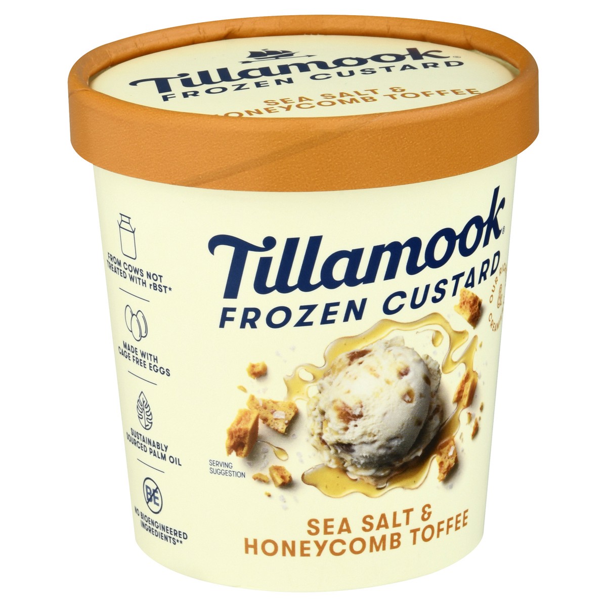 slide 2 of 9, Tillamook Sea Salt & Honeycomb Frozen Custard - 15oz, 15 oz