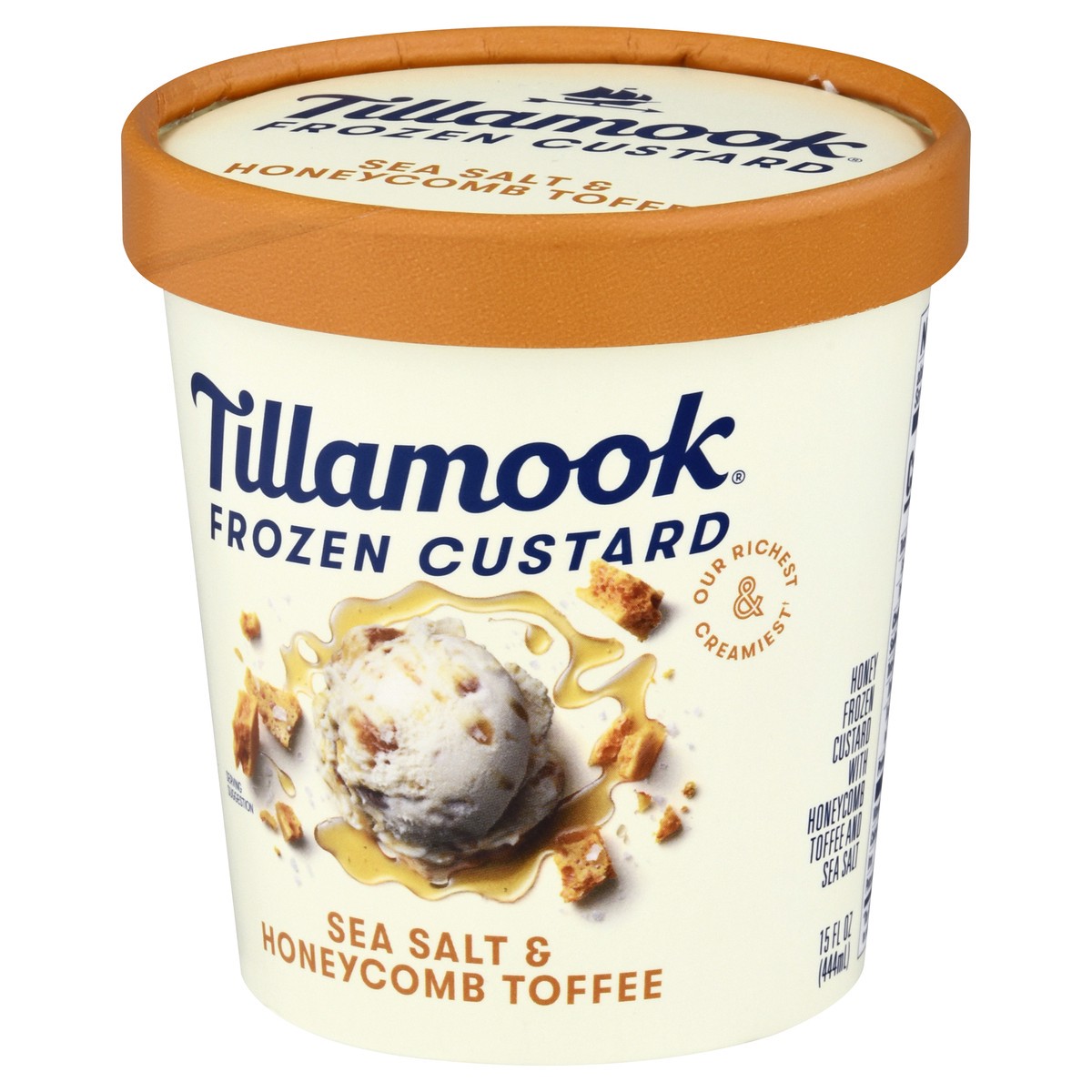 slide 3 of 9, Tillamook Sea Salt & Honeycomb Frozen Custard - 15oz, 15 oz