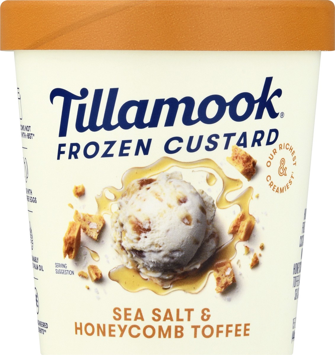 slide 6 of 9, Tillamook Sea Salt & Honeycomb Frozen Custard - 15oz, 15 oz