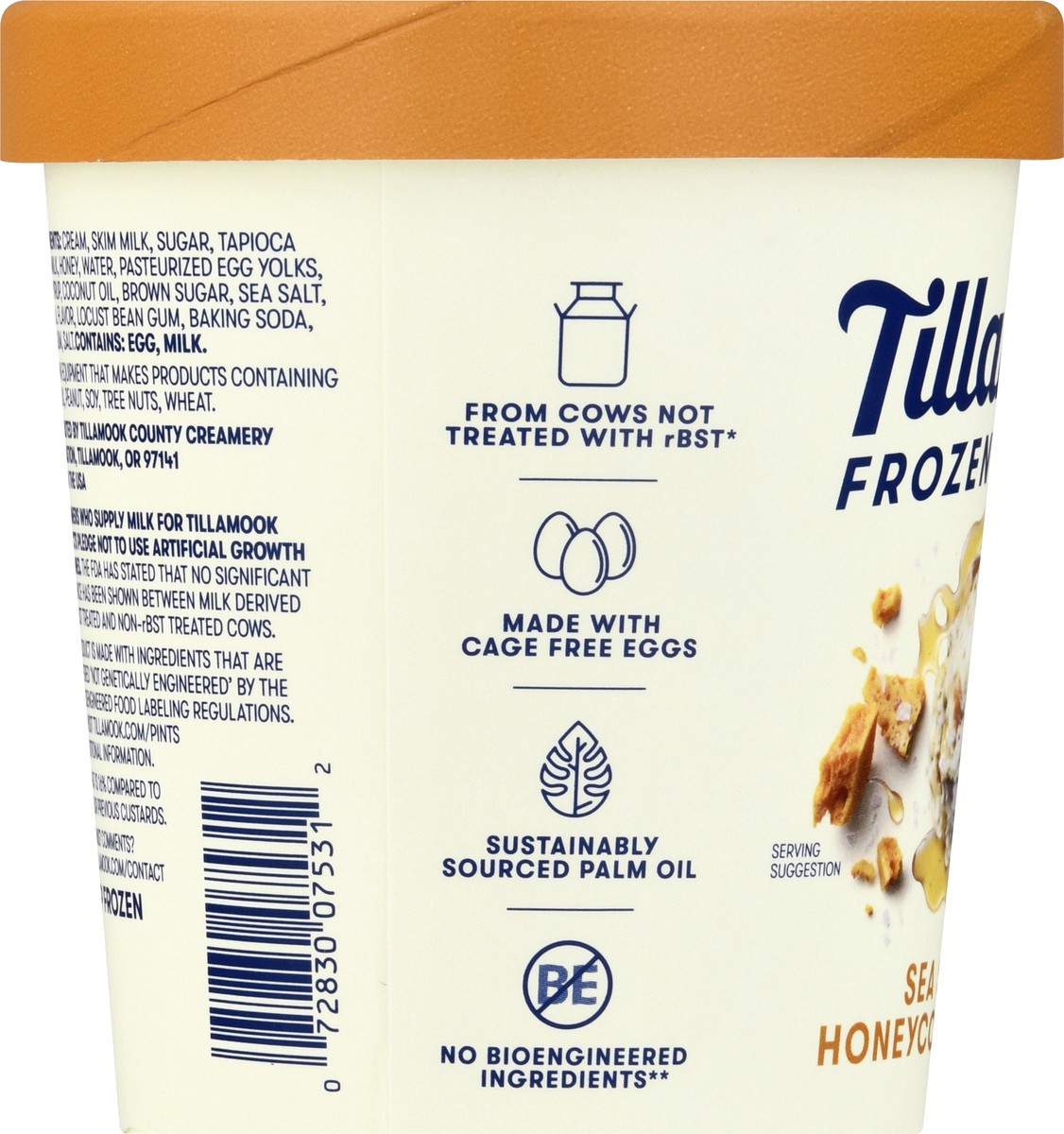 slide 7 of 9, Tillamook Sea Salt & Honeycomb Frozen Custard - 15oz, 15 oz