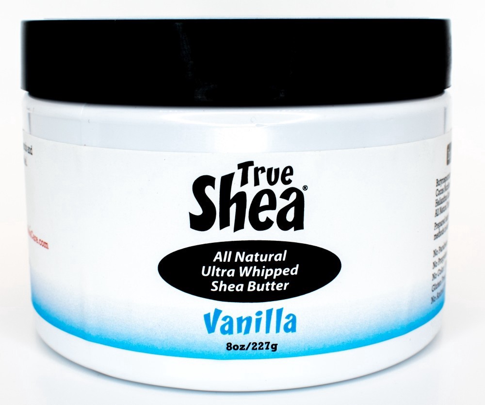 slide 2 of 2, True Shea All Natural Vanilla Ultra Whipped Shea Butter, 8 oz