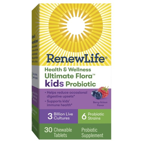 slide 1 of 1, Renew Life Ultimate Flora Kids Probiotic, 30 ct