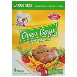 Home Select Large Size Oven Bags Large Size 4 ea