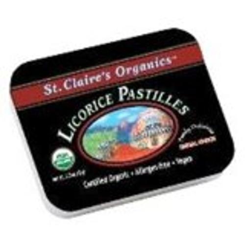 slide 1 of 1, St Claire's Licorice Candy Mints, 1.5 oz