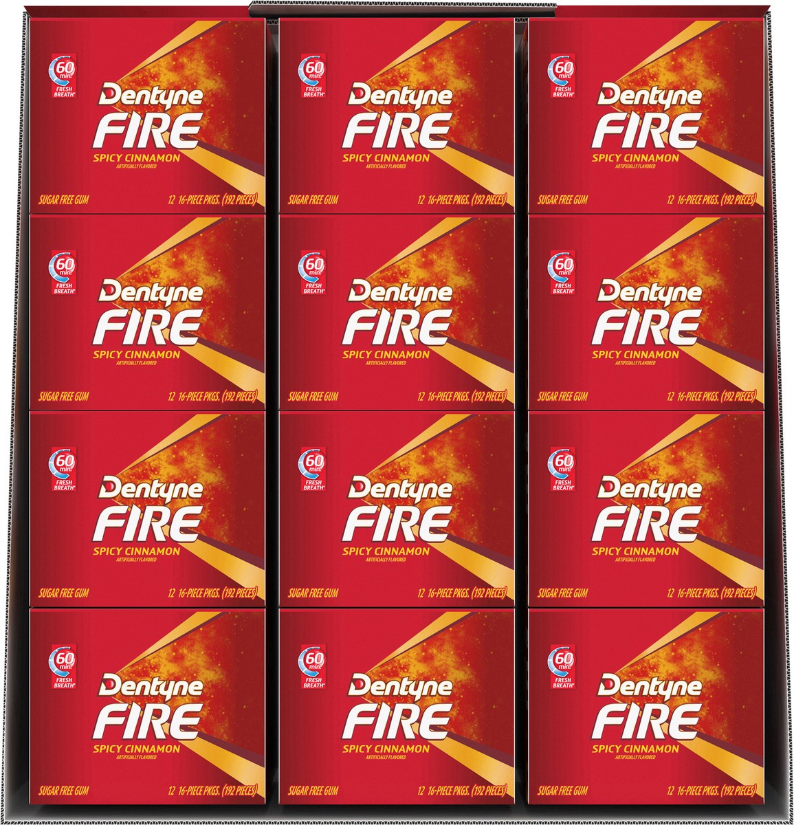 slide 8 of 8, Dentyne Fire Spicy Cinnamon Sugar Free Gum, 16 Piece Pack, 0.8 oz