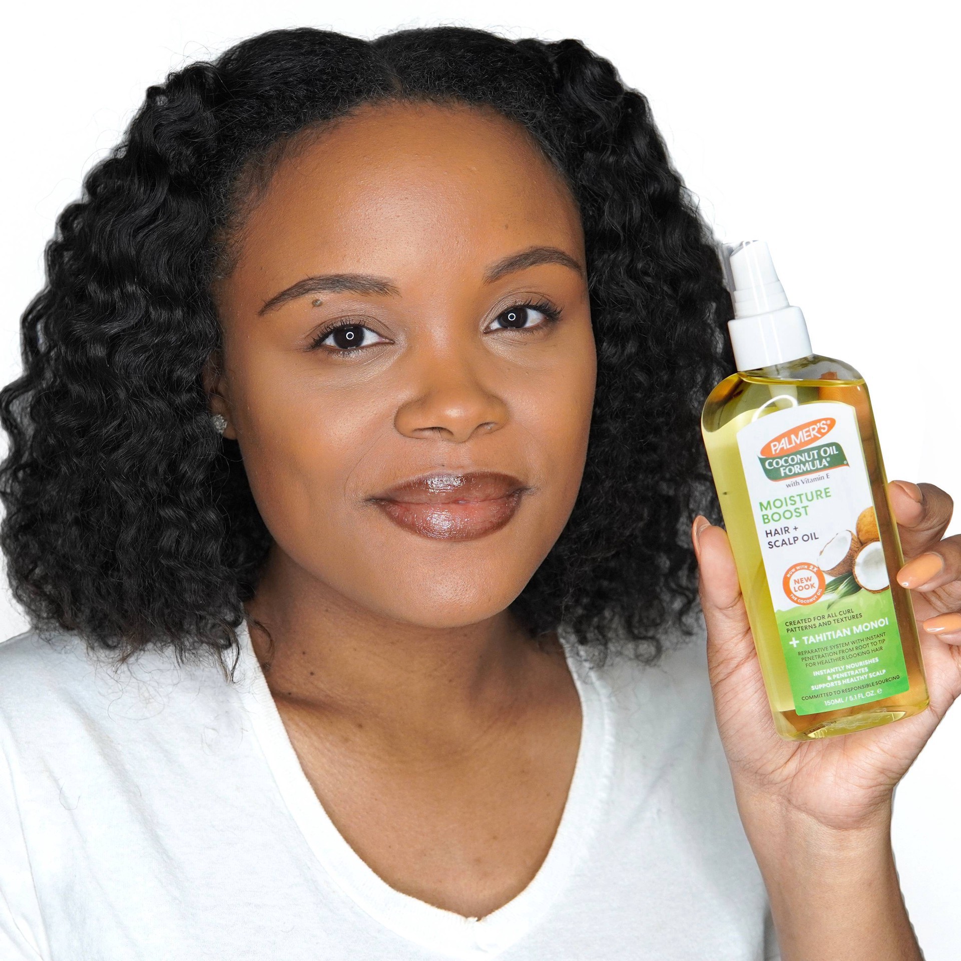 slide 8 of 13, Palmer's Coconut Oil Formula Moisture Boost Hair + Spray Oil - 5.1 fl oz, 5.1 fl oz