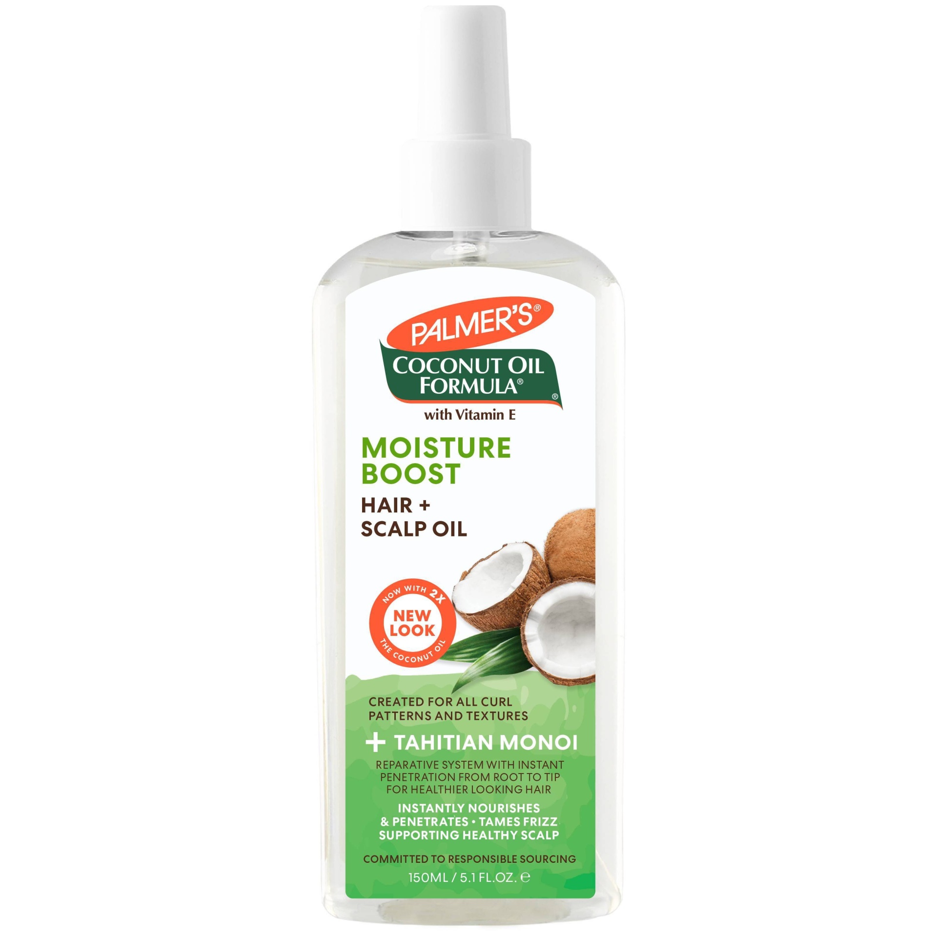 slide 1 of 13, Palmer's Coconut Oil Formula Moisture Boost Hair + Spray Oil - 5.1 fl oz, 5.1 fl oz