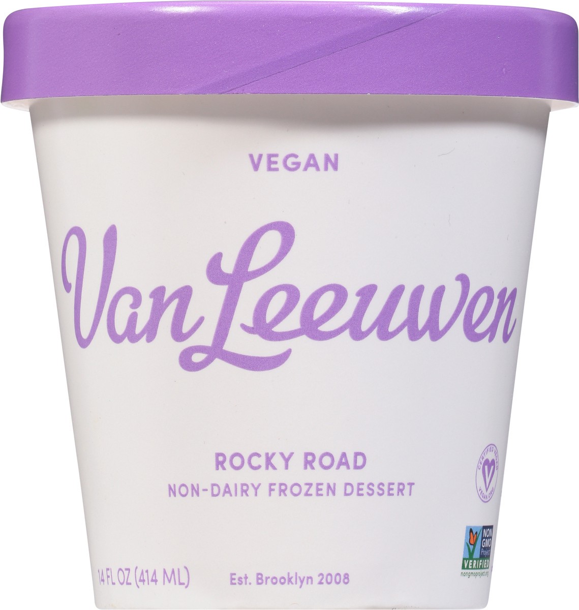 slide 6 of 9, Van Leeuwen Non-Dairy Rocky Road Frozen Dessert 14 fl oz, 14 fl oz