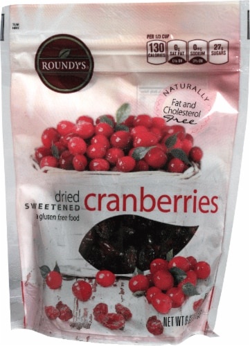 slide 1 of 1, Roundy's Roundys Dried Sweetened Cranberries, 6 oz