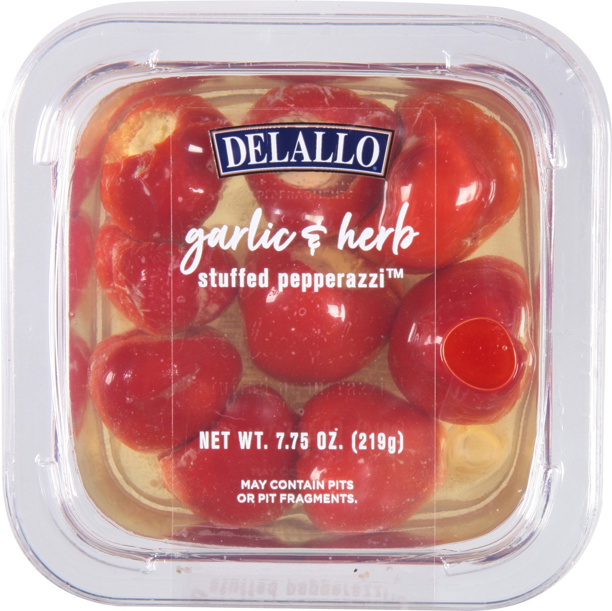 slide 13 of 14, DeLallo Garlic & Herb Stuffed Pepperazzi, 7.75 oz