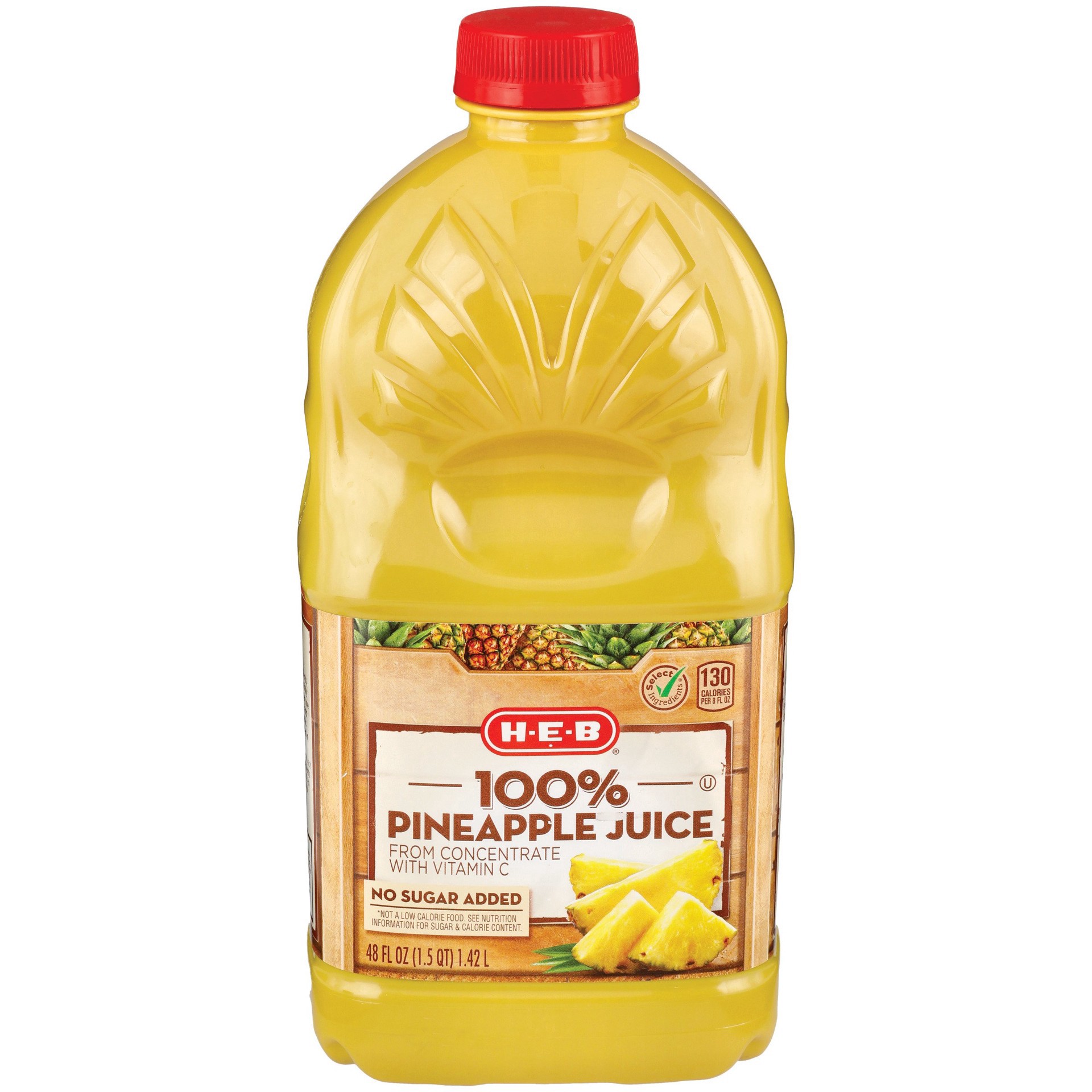 slide 1 of 1, H-E-B Its Juice Pineapple Juice - 48 fl oz, 48 fl oz
