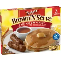 Banquet Brown' N Serve Pancake Breakfast Entree