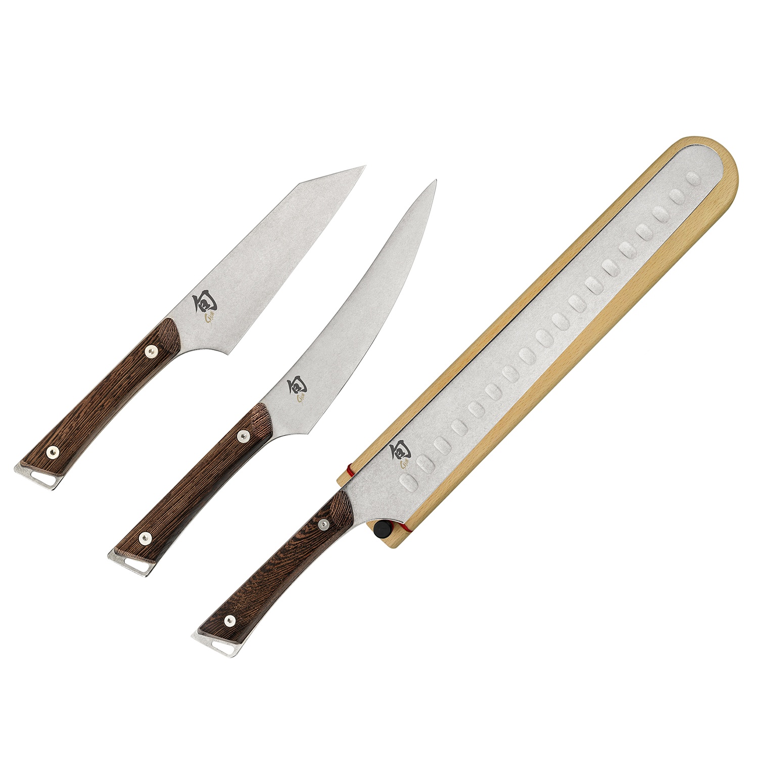 slide 1 of 1, Shun Kanso BBQ Set, 4 ct