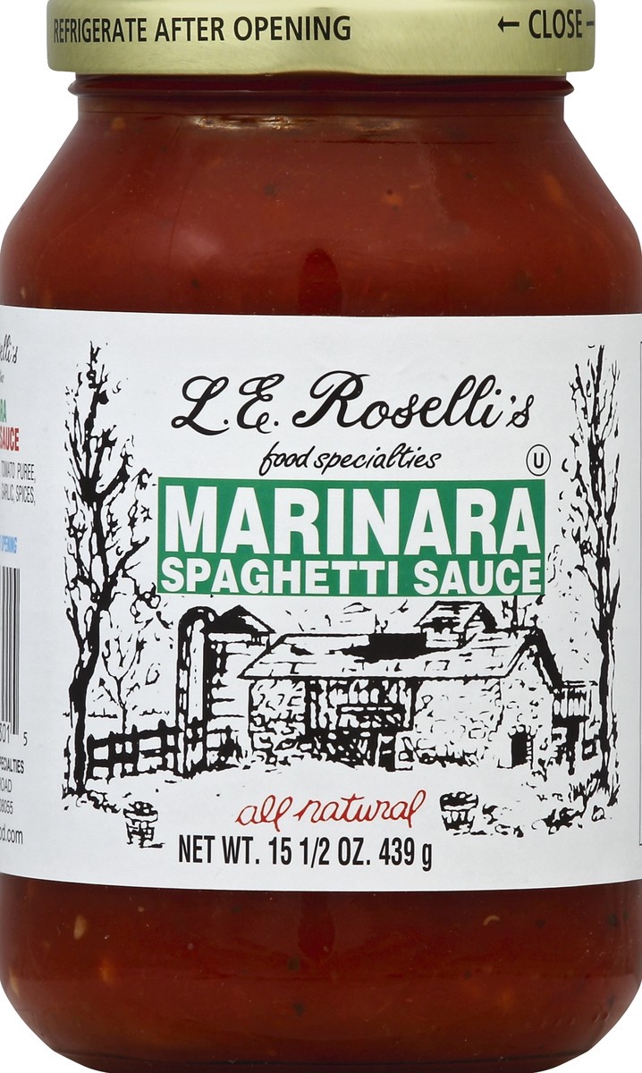 slide 1 of 3, LE Rosellis Spaghetti Sauce 15.5 oz, 15.5 oz