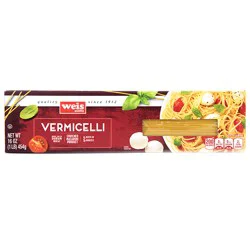 Weis Quality Classic Pasta Enriched Macaroni Product, Vermicelli - 16 oz