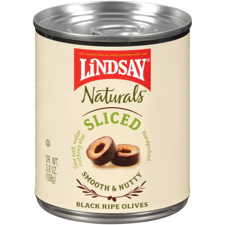 slide 1 of 8, Lindsay Crafted Sliced Ripe Olives, 3.8 oz