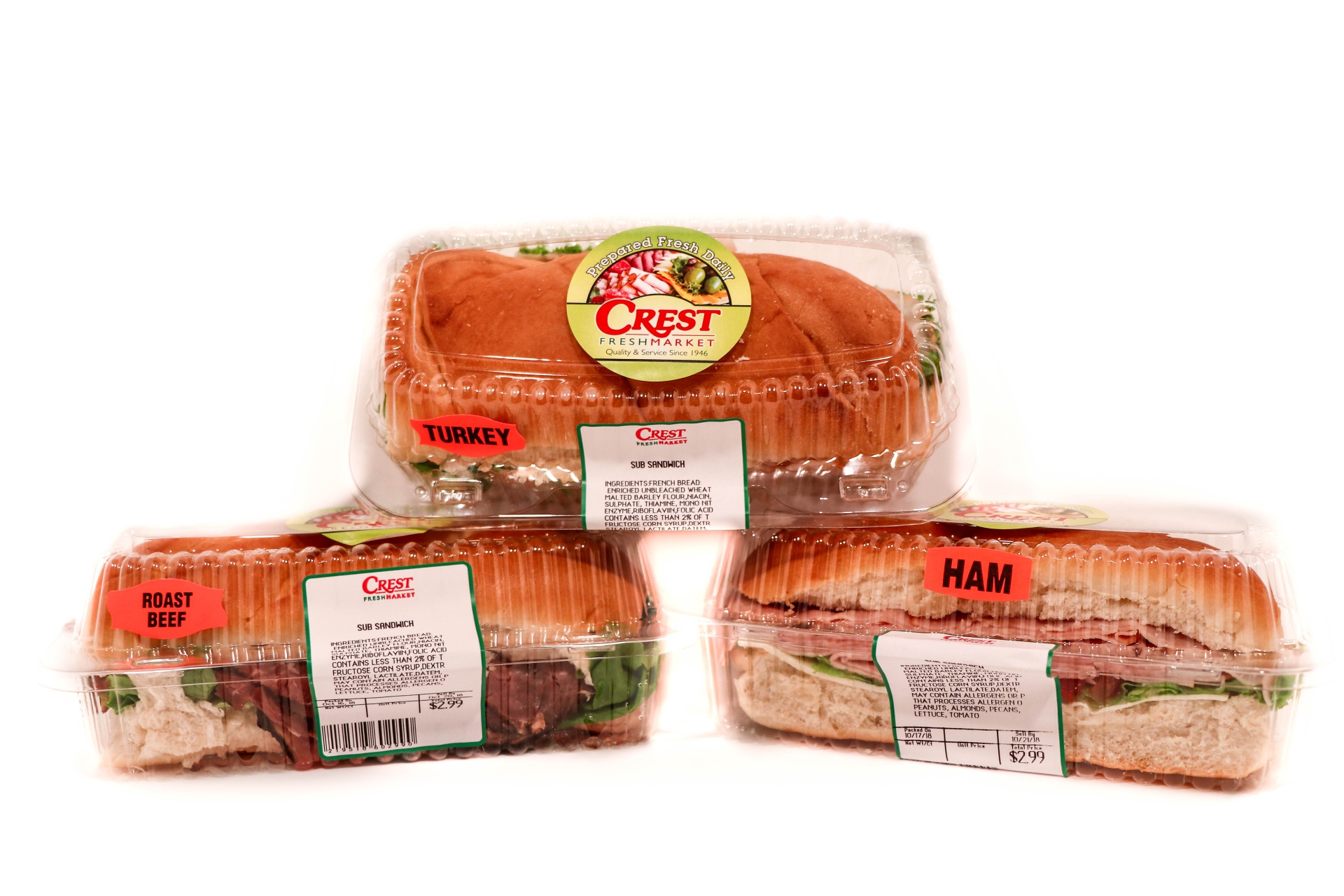 slide 1 of 1, Sub Sandwich, 1 ct