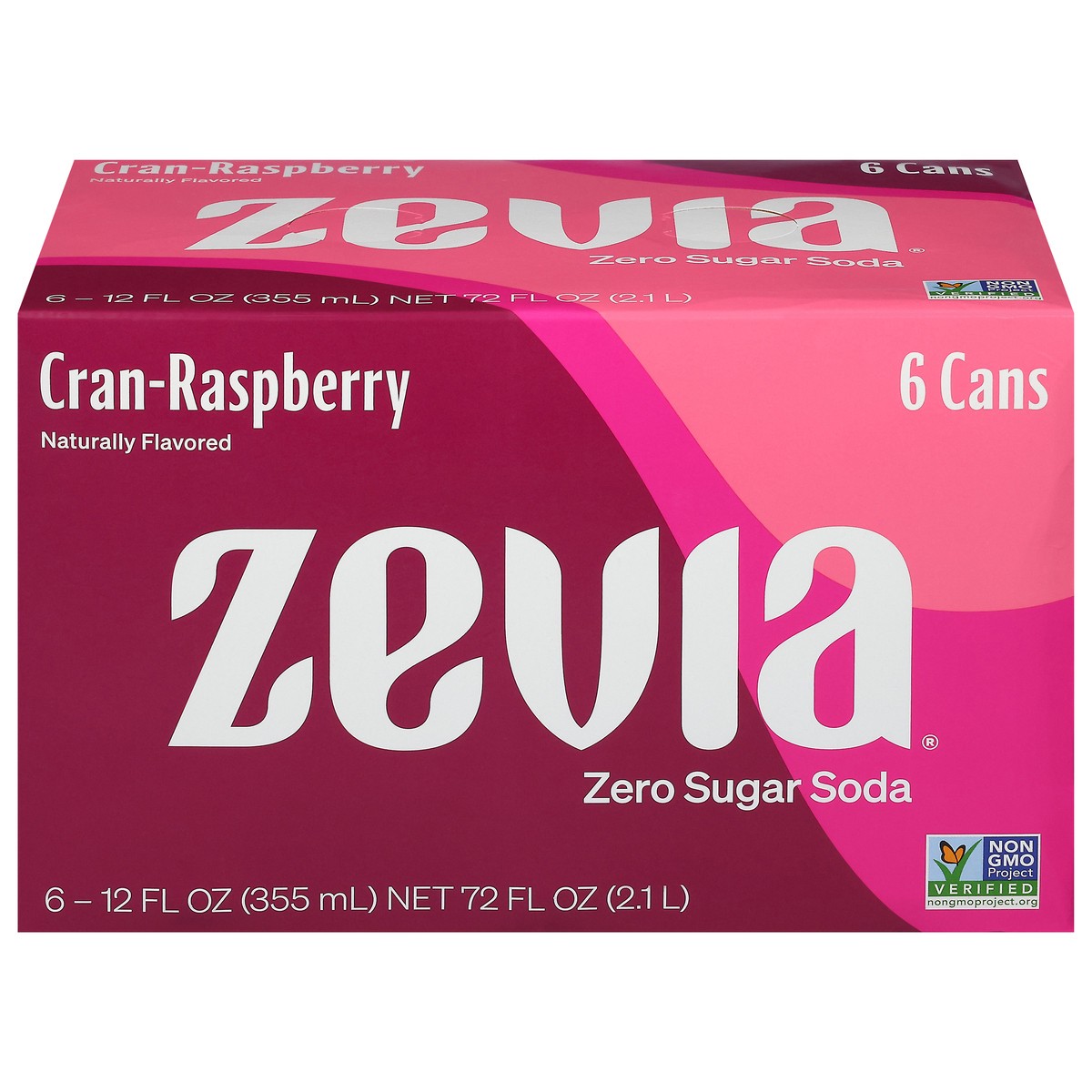 slide 10 of 13, Zevia Zero Sugar Cran-Raspberry Soda - 6 ct, 6 ct; 12 oz