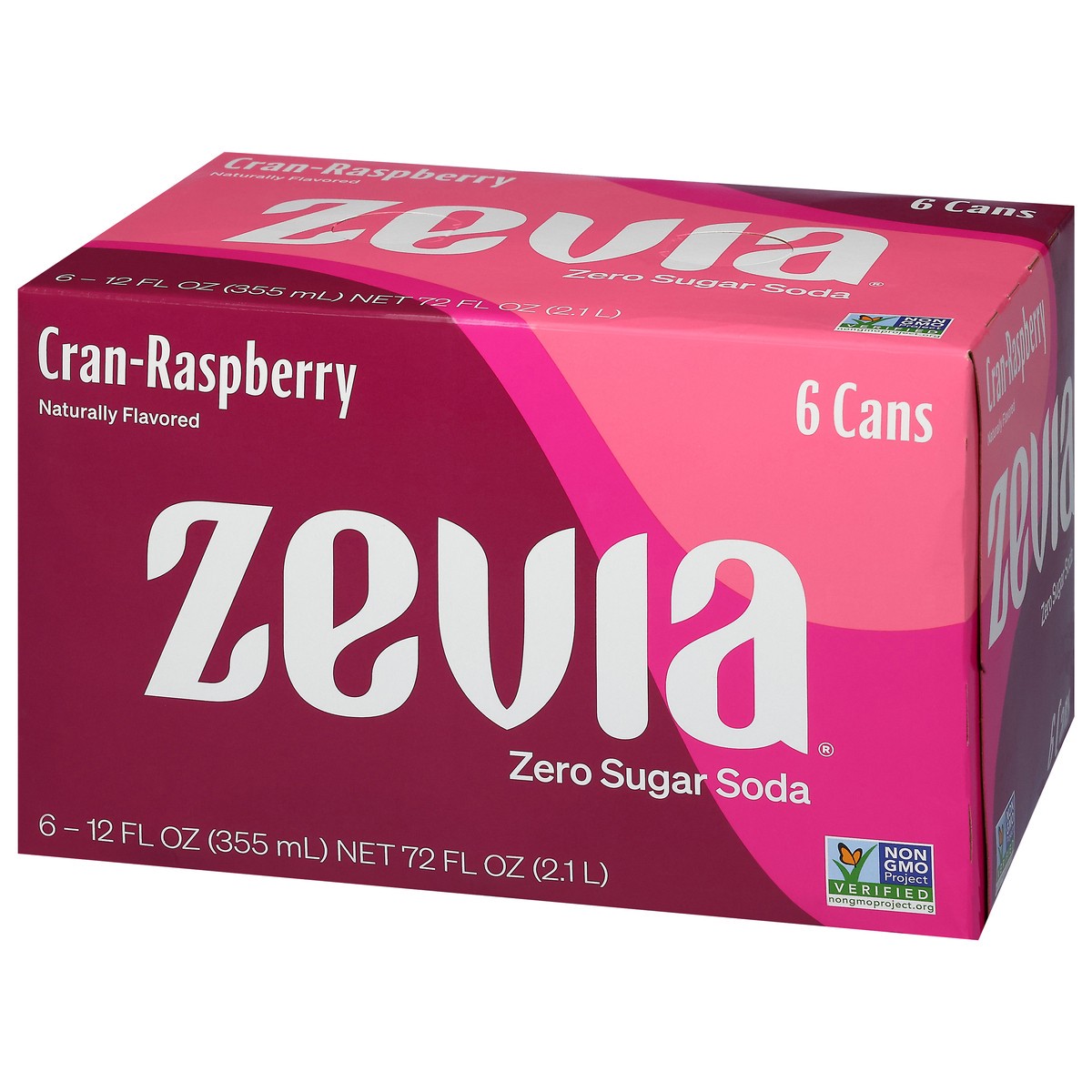slide 11 of 13, Zevia Zero Sugar Cran-Raspberry Soda - 6 ct, 6 ct; 12 oz