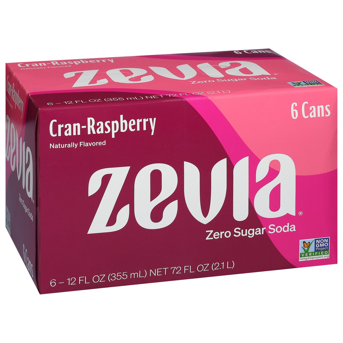 slide 4 of 13, Zevia Zero Sugar Cran-Raspberry Soda - 6 ct, 6 ct; 12 oz